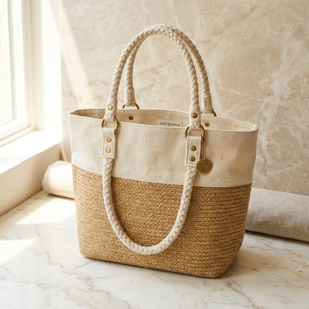 Atelier Cotton Jute Tote